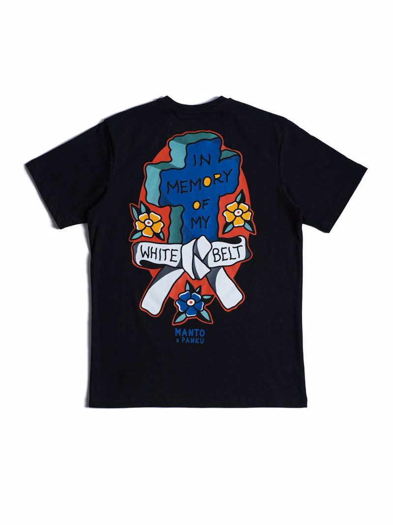 MANTO x Panku t-shirt RIP -black